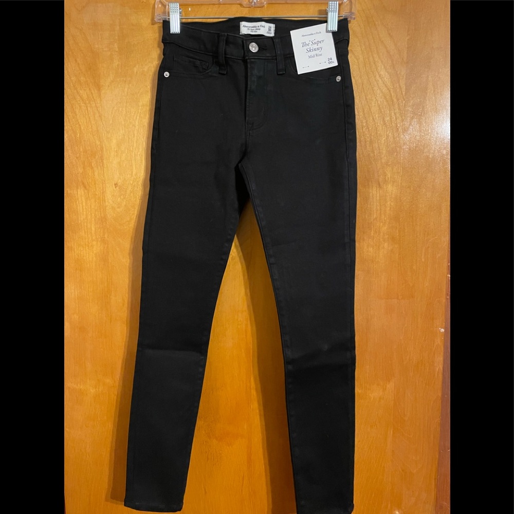 Abercrombie & Fitch Super skinny mid rise jeans